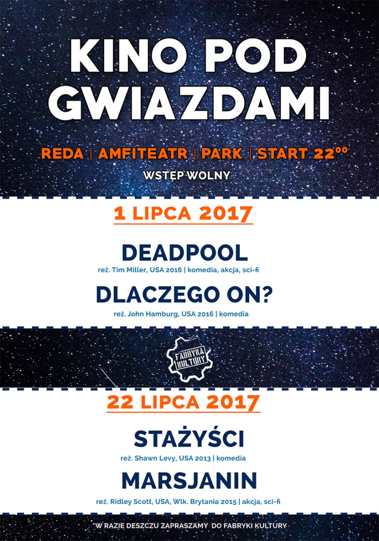 Kino pod gwiazdami – seanse w lipcu Kino pod gwiazdami – seanse w lipcu