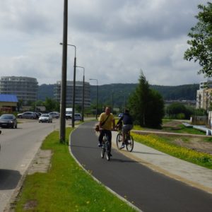 Ścieżka rowerowa na ulicy Obwodowej oficjalnie otwarta Ścieżka rowerowa na ulicy Obwodowej oficjalnie otwarta