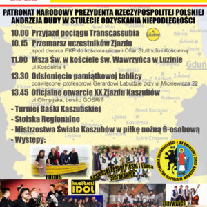 W sobotę wszyscy Kaszubi jadą do Luzina! W sobotę wszyscy Kaszubi jadą do Luzina!