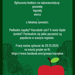 Konkurs na najsmaczniejszy utwór muzyczny lub literacki Konkurs na najsmaczniejszy utwór muzyczny lub literacki
