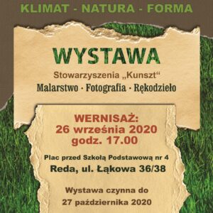 PIERWSZA WYSTAWA PLENEROWA W REDZIE PIERWSZA WYSTAWA PLENEROWA W REDZIE