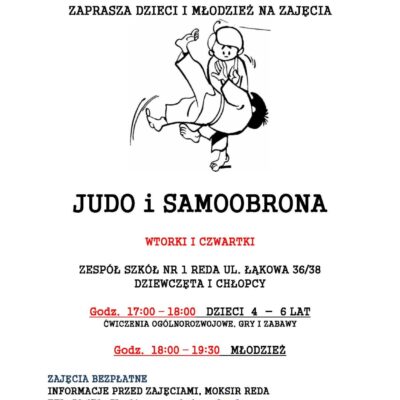 Zajęcia Judo i Samoobrony dla dzieci i młodzieży