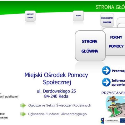 Informacja MOPS Reda