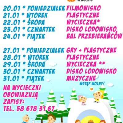 FERIE ZIMOWE Z MDK REDA