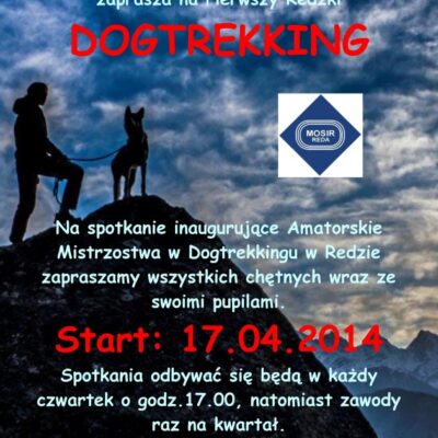 MOSiR REDA zaprasza na Pierwszy Redzki DOGTREKKING