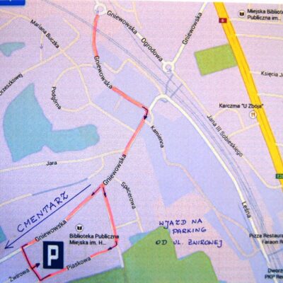 Parking na 1 Listopada przy ul. Gniewowskiej