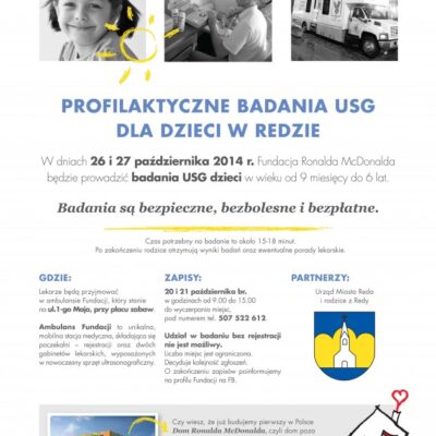 Profilaktyczne badania USG dla dzieci w Redzie