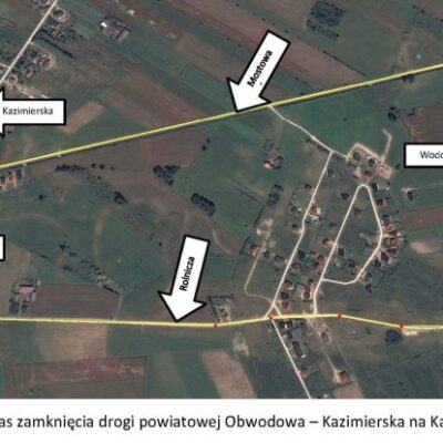 UWAGA – zamknięty przejazd przez most na Kanale Łyskim