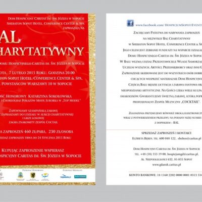 Zaproszenie na Bal Charytatywny
