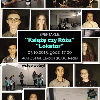 MDK zaprasza na spektakle: „KSIĄŻĘ CZY RÓŻA” I „LOKATOR”