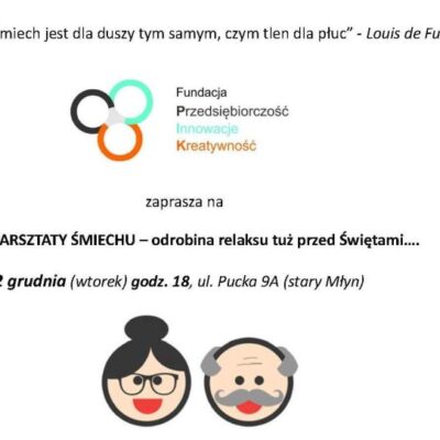 Zaproszenie na „warsztaty śmiechu”