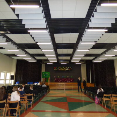 Aula w Zespole Szkół nr 1 w zupełnie nowej szacie