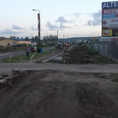 Przebudowa ul. Obwodowej – budowa ścieżki rowerowej-etap I