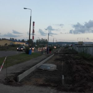 Przebudowa ul. Obwodowej – budowa ścieżki rowerowej-etap I