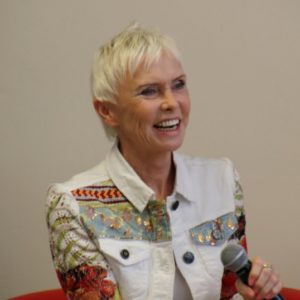 Ewa Błaszczyk w redzkiej bibliotece