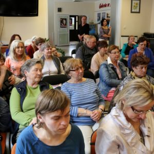 Ewa Błaszczyk w redzkiej bibliotece