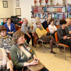 Ewa Błaszczyk w redzkiej bibliotece