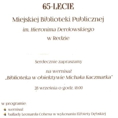 Zapraszamy na wernisaż w Bibliotece!