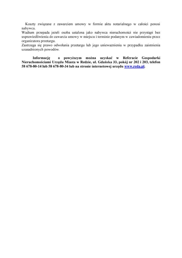 III PRZETARG