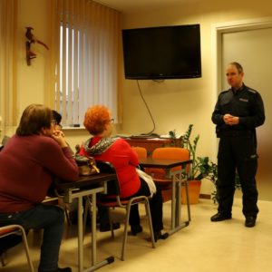 „Bezpieczny Senior” – spotkanie seniorów z policjantami