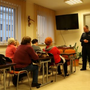 „Bezpieczny Senior” – spotkanie seniorów z policjantami