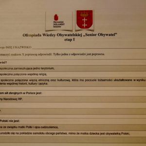 Olimpiada Wiedzy Obywatelskiej „Senior Obywatel”