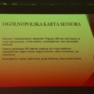 Uroczyste wręczenie Kart Seniora