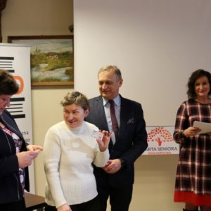 Uroczyste wręczenie Kart Seniora