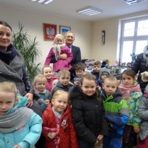 Wielkanocna wizyta przedszkolaków w Urzędzie