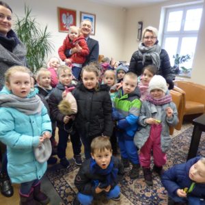 Wielkanocna wizyta przedszkolaków w Urzędzie