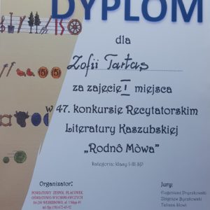 Mieszkanka Redy laureatką 47. Konkursu Recytatorskiego Literatury Kaszubskiej „Rôdno Mòwa”