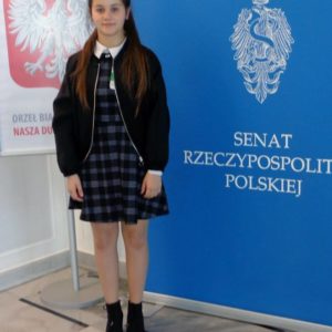 Aleksandra Wasiuta z SP3 finalistką konkursu „Orzeł biały – nasza duma”
