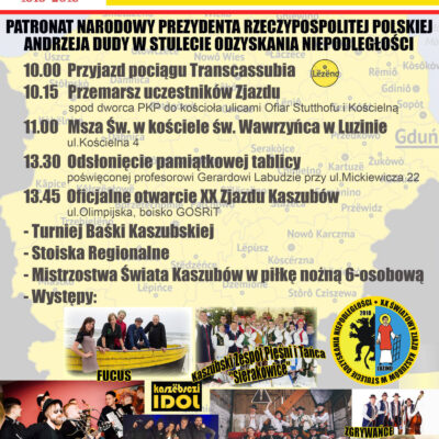 W sobotę wszyscy Kaszubi jadą do Luzina!