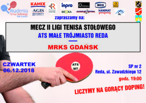 W sobotę kibicujemy tenisistom stołowym!