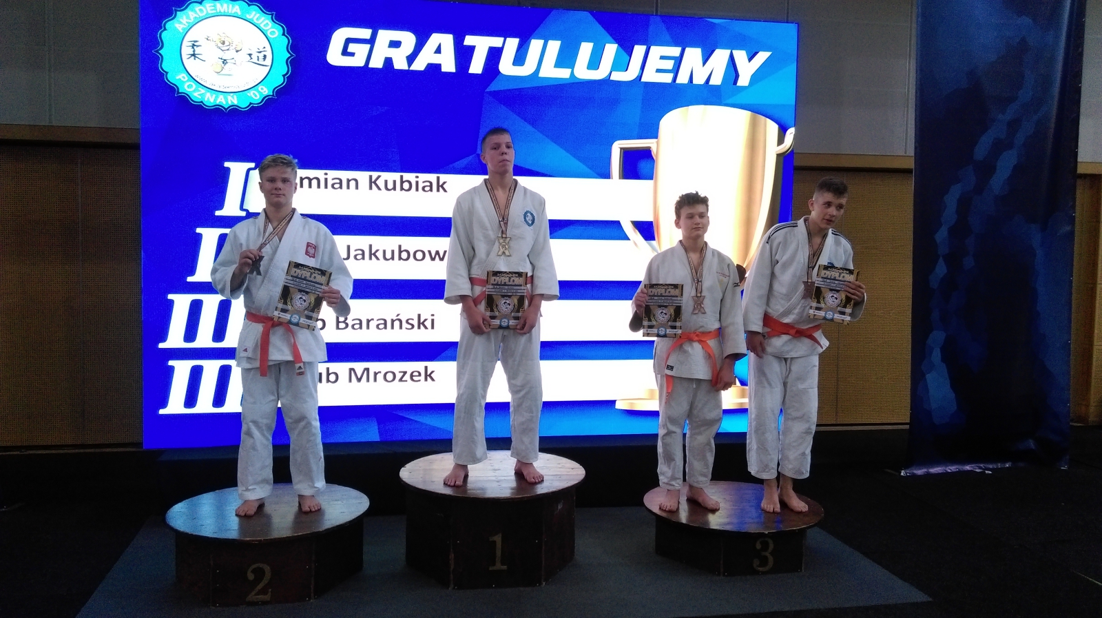 Listopadowe sukcesy młodych judoków UKS Simba Reda