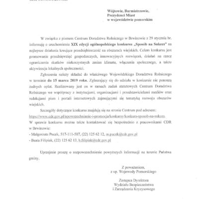 XIX edycja konkursu „SPOSÓB NA SUKCES”