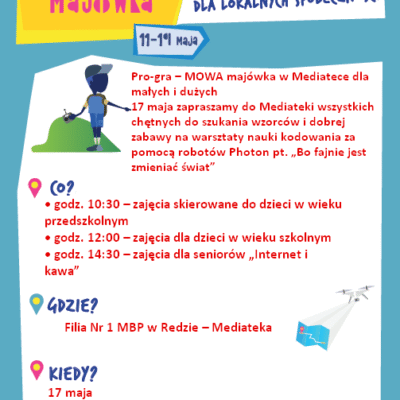 Mediateka zaprasza na CYFROWA MAJÓWKĘ