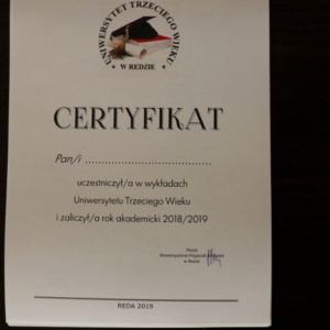 Uniwersytet Trzeciego Wieku już na wakacjach