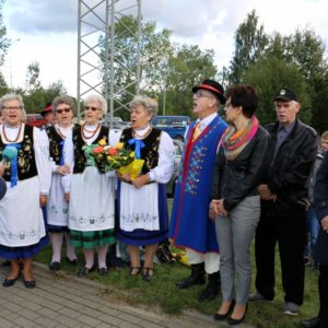 Symboliczne odsłonięcie tablicy Redy w języku kaszubskim