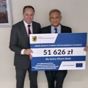 Uroczystość w Redzie – dodatkowe środki dla Beneficjentów w ramach RPO WP 2014-2020
