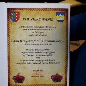 Seniorzy z Redy z wizytą w Lublińcu