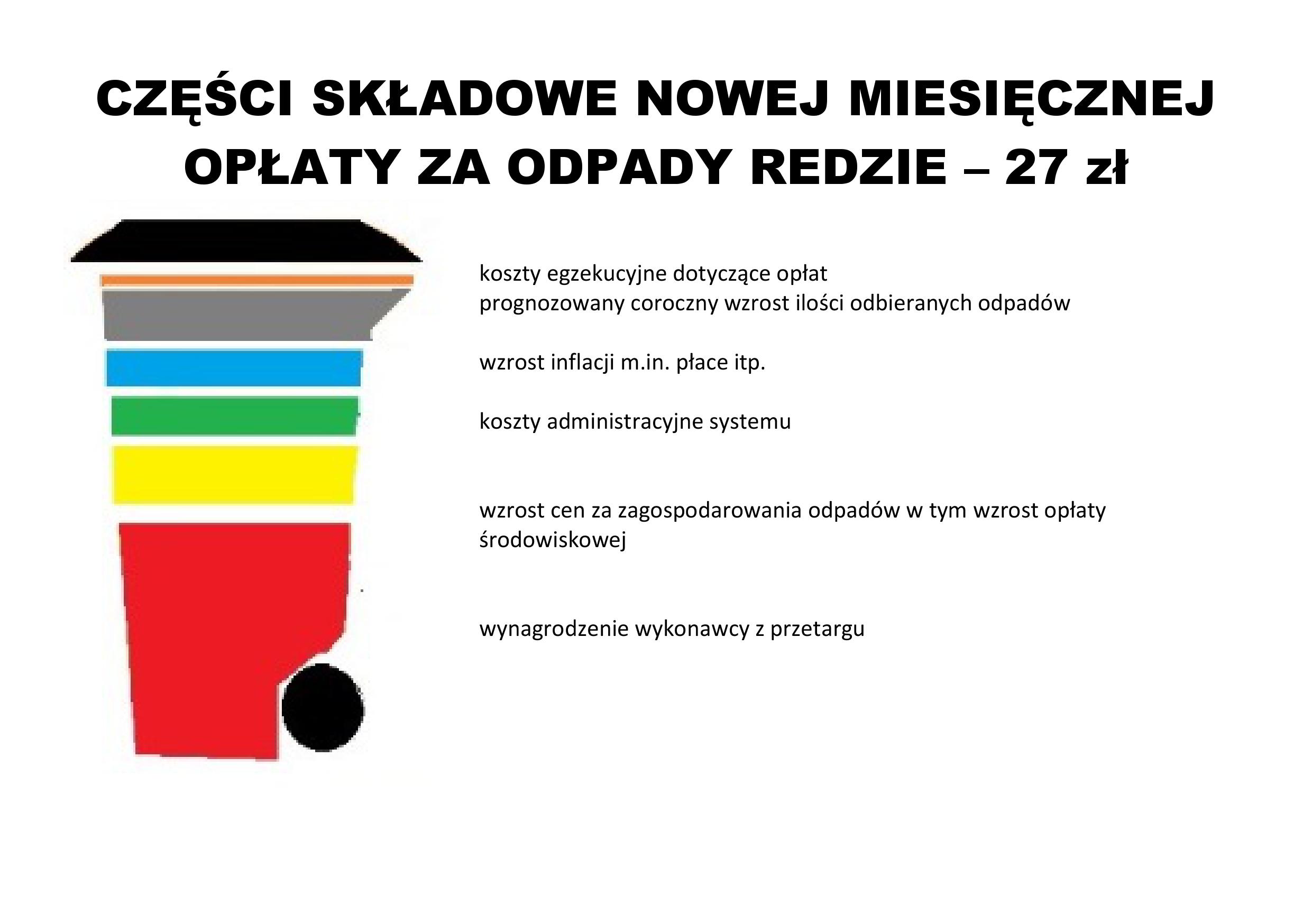 Urząd Miasta Zamość Opłata Za śmieci 2020 Nowa stawka opłat za odpady komunalne | REDA - Urząd Miasta Redy