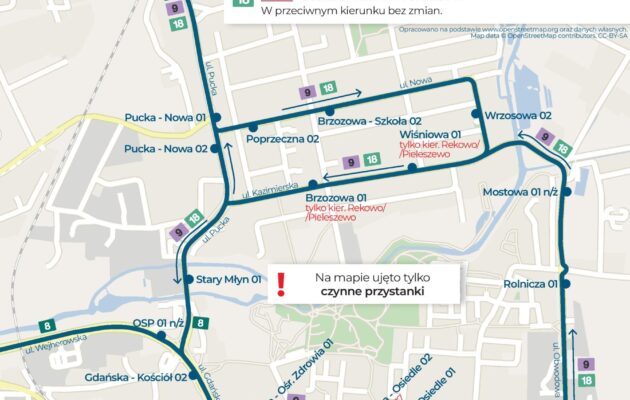 UWAGA KIEROWCY! Prace drogowe na skrzyżowaniu Gdańskiej i Łąkowej