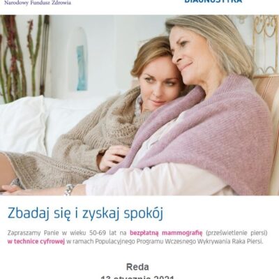 Bezpłatna mammografia w Redzie