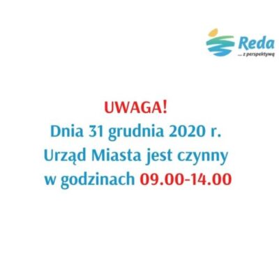 Zmienione godziny pracy Urzędu w sylwestra