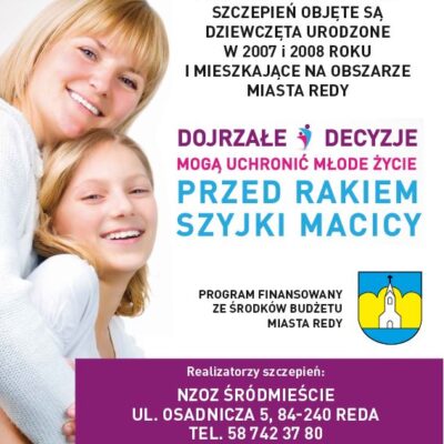 SZCZEPIENIA PRZECIWKO WIRUSOWI BRODAWCZAKA LUDZKIEGO (HPV)