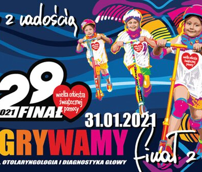 29 Finał Wielkiej Orkiestry Świątecznej Pomocy w Redzie – 31 stycznia 2021 godz. 15:00 – 17:00