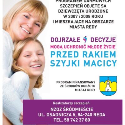 Szczepienia przeciw wirusowi brodawczaka ludzkiego (HPV) – ważny termin!