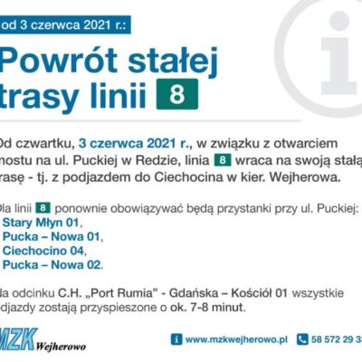 Autobus nr 8 wraca na stara trasę