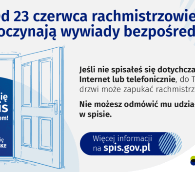 Rachmistrzowie spisowi rozpoczynają wywiady bezpośrednie